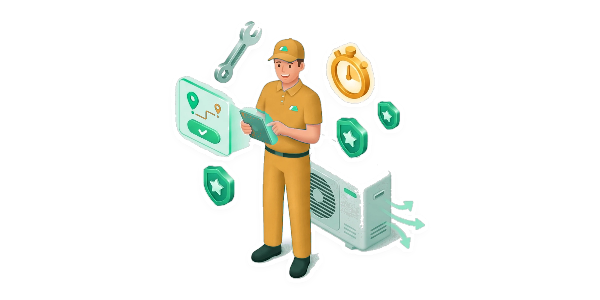 Single-owner technician dispatch